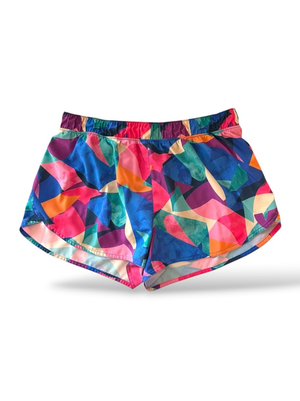 Old Navy Active STRETCHTECH Multicolor Abstract Print Running Shorts, Medium